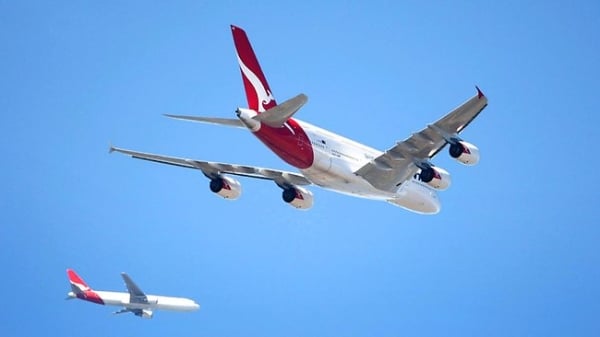 澳洲航空兩班機狹路相逢 飛得太近險些釀災